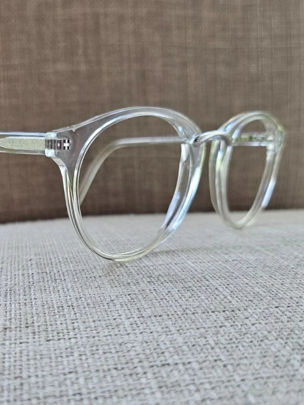 Kirkland Signature Glasses Frame Crystal Clear MOOSE Eyewear Eyeglasses Italy